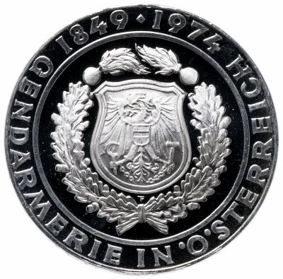 купить Австрия 50 шиллингов (shillings) 1974 "125 лет австрийской полиции"