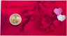 Купить Тувалу 1 доллар (dollar) 2014 "Любовь навсегда" (в конверте с маркой)