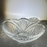 Купить Салатник миниатюрный с геометрическим декором, стекло, штамп, алмазная грань, СССР, 1960-1980 гг.