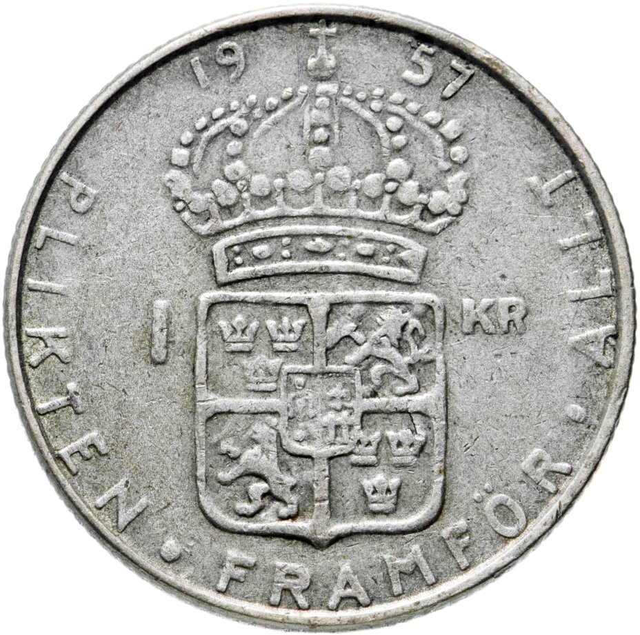 купить Швеция 1 крона (krona) 1957