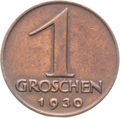 купить Австрия 1 грош (grosz) 1930