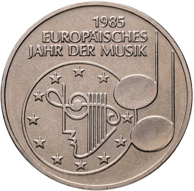 купить Германия 5 марок (deutsche mark) 1985 Европейский год музыки