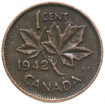 купить Канада 1 цент (cent) 1942