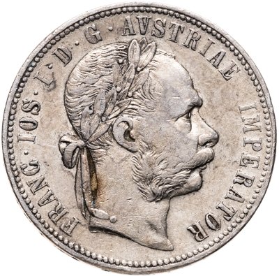 купить Австрия 1 флорин (florin) 1881 Франц-Иосиф