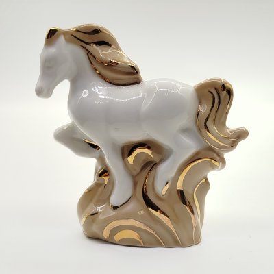купить Статуэтка "Конь-огонь", фарфор, крытье, золочение, Россия, 1990-2015 гг.