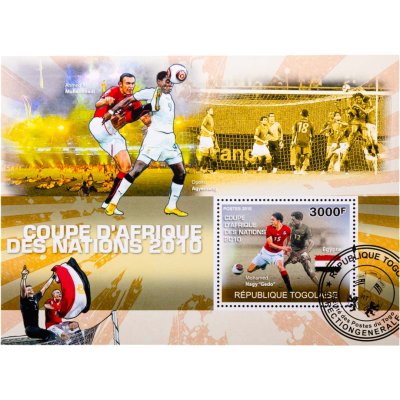 купить Того набор марок 1 квартблок "Спорт. Футбол" 2010