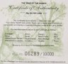Купить Острова Кука 5 долларов 2011 Proof "Лунный календарь - Год кролика - 2 зайца"  в футляре с сертификатом
