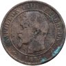 Купить Франция 10 сантимов (centimes) 1856, знак монетного двора: "D" - Лион
