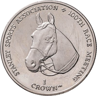 купить Фолклендские острова 1 крона (crown) 2012 "100 лет Спортивной Ассоциации Стенли"