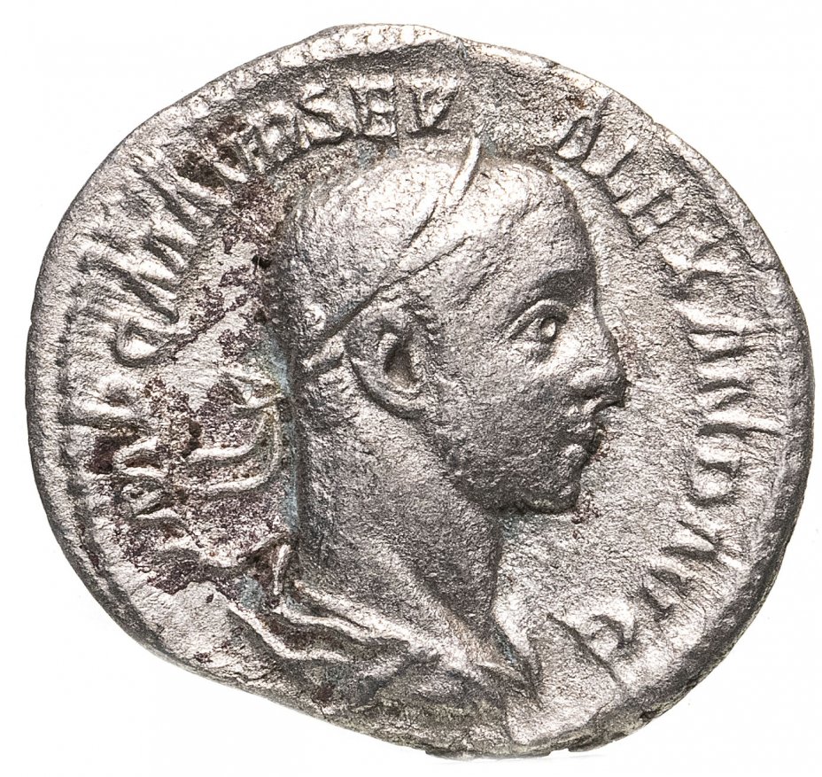 купить Римская империя, Александр Север, 222-235 годы, Денарий. (Эквитата) персонификация Справедливости