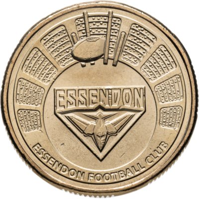 купить Австралия 1 доллар (dollar) 2024 "Австралийская футбольная лига - Essendon Bombers"
