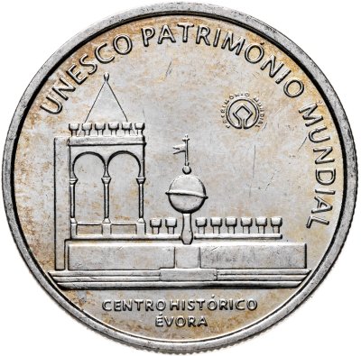 купить Португалия 5 евро 2004 "ЮНЕСКО - Исторический центр города Эвора"