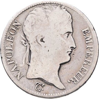 купить Франция 5 франков (francs) 1809, с портретом Наполеона I Бонапарта
