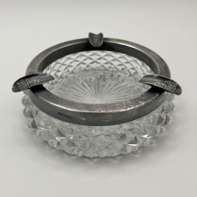 купить Пепельница "Ленинград", хрусталь, мельхиор, СССР, 1960-1980 гг.