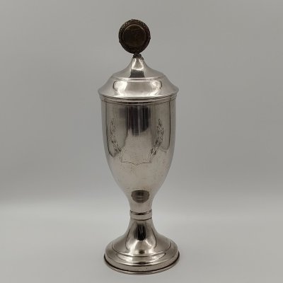 купить Кубок наградной по дисциплине "Прыжки в воду", металл, СССР, 1950-1970 гг.