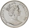 Купить Гибралтар 1 крона (crown) 1991 "10 лет свадьбе Принца Чарльза и Леди Дианы /Леди Диана"