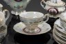 Купить Сервиз чайный "Мадонна" на 6 персон (21 предмет), фарфор, люстр, золочение, деколь, Weimar Porzellan (Веймарский фарфор), Германия, 1948-1979 гг.