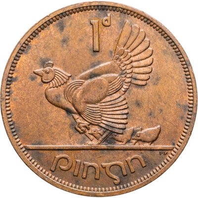 купить Ирландия 1 пенни (penny) 1966