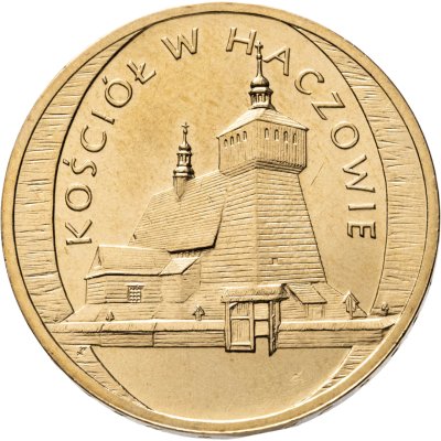 купить Польша 2 злотых 2006 "Памятники Польши - Церковь в Хачуве"