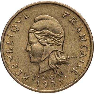 купить Новые Гебриды 2 франка (francs) 1975