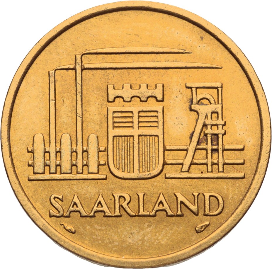 купить Саар 50 франков (francs) 1954