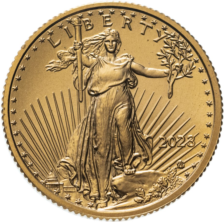 купить США 10 долларов (dollars) 2023 "Американский золотой орел"