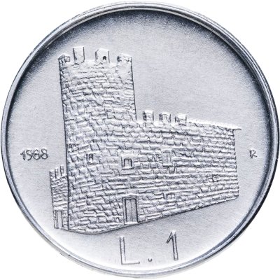 купить Сан-Марино 1 лира (lira) 1988 "Укрепления Сан-Марино"