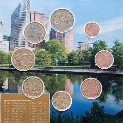 купить Нидерланды набор из 8 монет 2018, в буклете