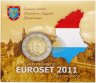 Купить Люксембург 2011  набор евро из 9 монет в буклете