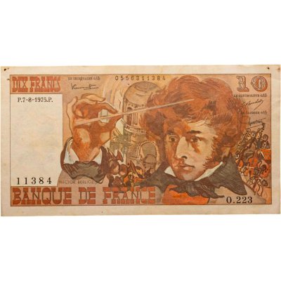 купить Франция 10 франков 1975 года (Pick 150b)