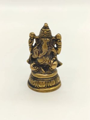 купить Статуэтка "Ганеша - Бог мудрости и благополучия", металл, гравировка, Индия, 1990-2015 гг.