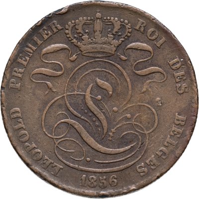 купить Бельгия 5 сантимов (centimes) 1856