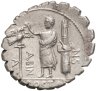 Купить Римская республика. А. Постумий Альбин. Денарий. серебро. 81 до н.э. Рим