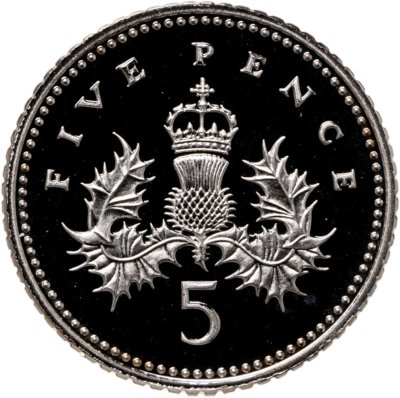 купить Великобритания 5 пенсов 2004