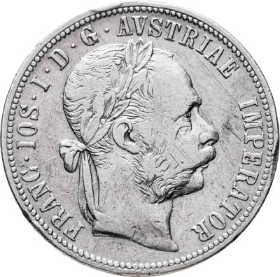 купить Австро-Венгрия 1 флорин 1888 с портретом императора Франца-Иосифа