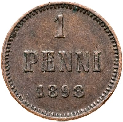купить 1 пенни (penni) 1898 Российская Финляндия