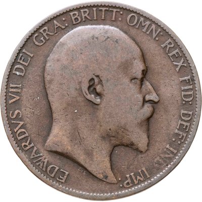 купить Великобритания 1 пенни (penny) 1907