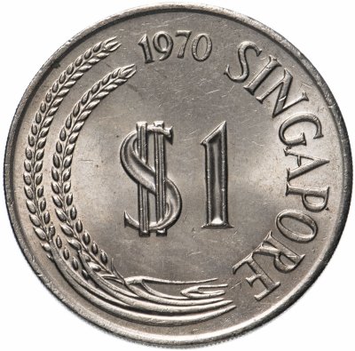 купить Сингапур 1 доллар (dollar) 1970