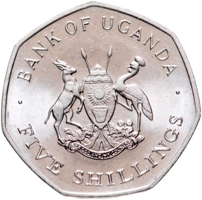 купить Уганда 5 шиллингов 1987