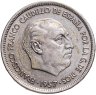 Купить Испания 25 песет (pesetas) 1957
