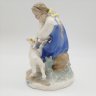 Купить Статуэтка "Сестрица Алёнушка и братец Иванушка", скульптор А.А. Киселёв, фарфор, роспись, золочение, Ленинградский завод фарфоровых изделий (ЛЗФИ), СССР, 1956-1967 гг.