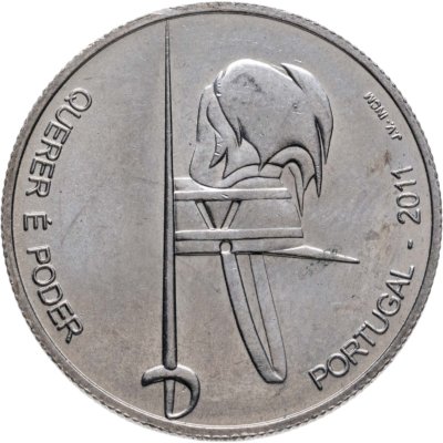 купить Португалия 2,5 евро 2011 "100 лет Военному институту армейских курсантов"