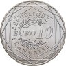 Купить Франция 10 евро 2016 "Галльский  петух"