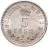 Купить Австрия 5 крейцеров (kreuzer) 1858