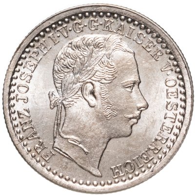 Купить Австрия 5 крейцеров (kreuzer) 1858