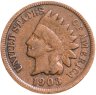 Купить США 1 цент (cent) 1903 Indian Head Cent