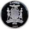 Купить Замбия 5000 квач 1999 «Слониха и слоненок»