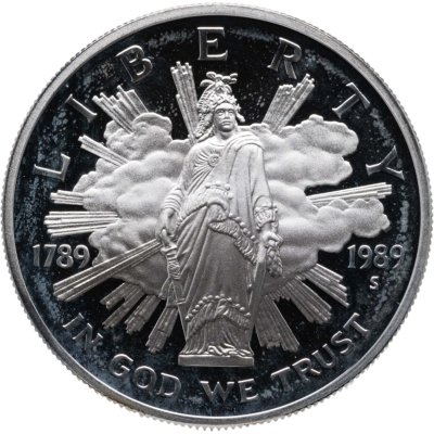 купить США 1 доллар (dollar) 1989 "200 лет Конгрессу США"