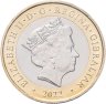 Купить Гибралтар 2 фунта (pounds) 2022 "Рождество" в коинкарте