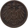 Купить Германия 1 пфенниг 1906, знак монетного двора: "А" - Берлин